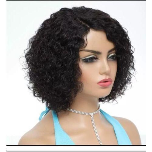 Short Curly Wig With 2x4 Handmade Closure- 6