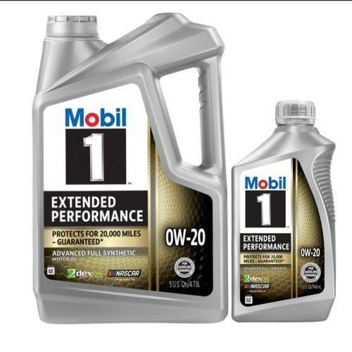 Mobil 1 Advanced Full Synthetic Engine Oil 0W-20 (6 Liters)