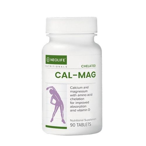 Chelated Cal-Mag with 500 IU Vitamin D3 - 90 Tablets (Single)