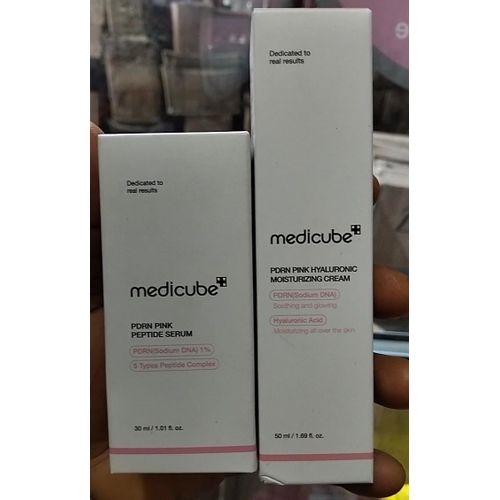 PDRN Pink Peptide Serum and Hyaluronic moisturising cream (2in1)