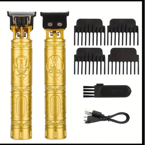 GMARK Electric Hair Clipper - Men's Hair Trimmer, Barber Shop Shaving and Haircut Beauty Tool, Gift for Men, Father's Day Gift ( GOLD )