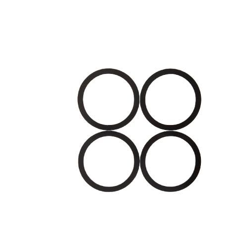 Universal Metal Rings with Magsafe for Cell Phone Case Magnet Wireless Charging - Black