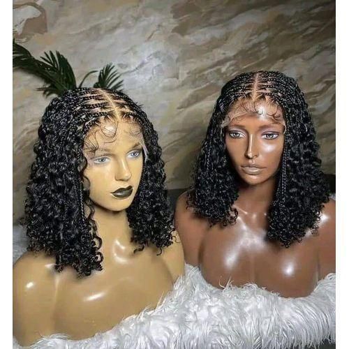 1 pc Braided Curly Lace Front Wig (Boho Style)