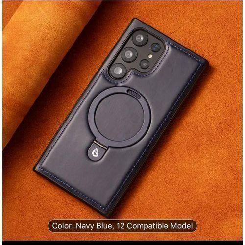 Samsung Magnetic Leather Case For Galaxy S23 Ultra