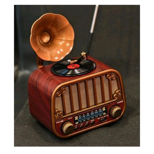 Portable Wireless Retro FM/AM/SW Radio & Bluetooth Speaker - 5W