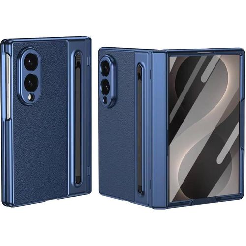 Samsung galaxy z Fold 8 plating Leather Case with S Pen included