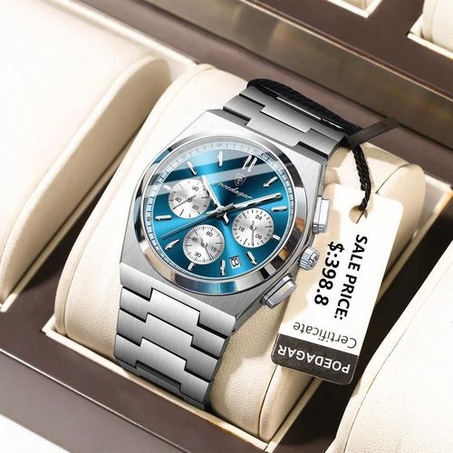 Swiss brand Luxury Watch Luminous Date Chronograph Sports Men's Watch