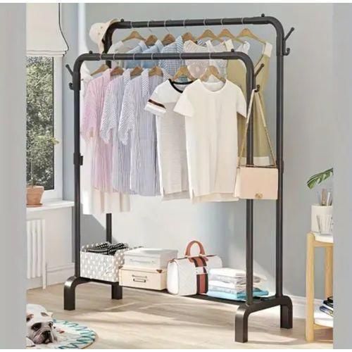 Double-pole Clothes Rack Household Clothes Rails- Hanger