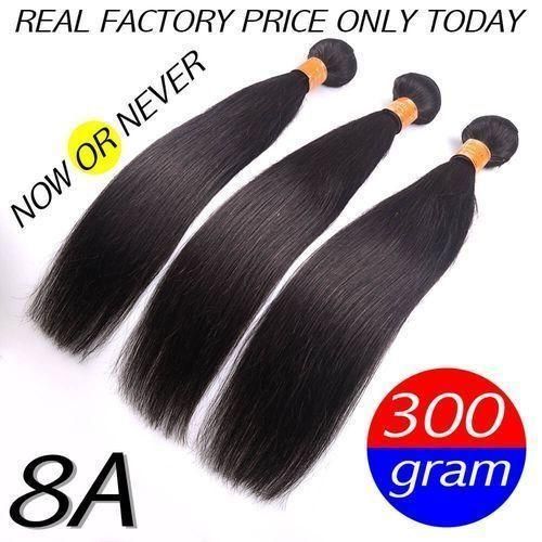 Silky Straight Hair (4 Bundles) Full Head
