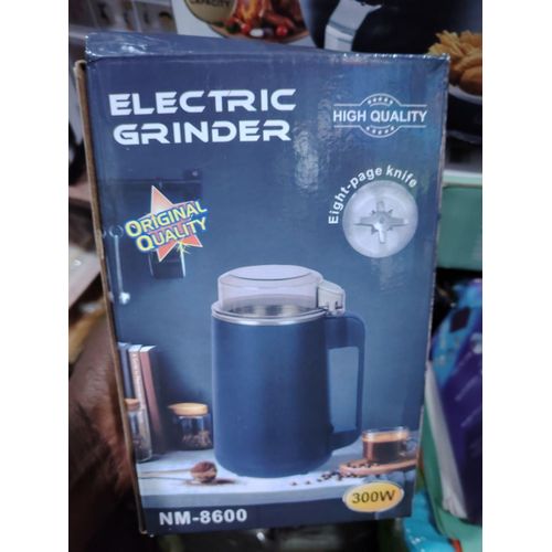 Electric Coffee & Spice Grinder NM-8600 – 300W Stainless Steel Multi-Purpose Grinder with 8-Blade System