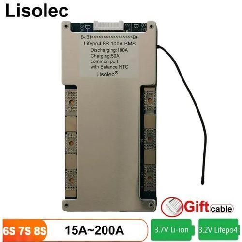 8S 24V 100A Lifepo4 BMS (3.2V) 8S Common Port Protect Board With Balance