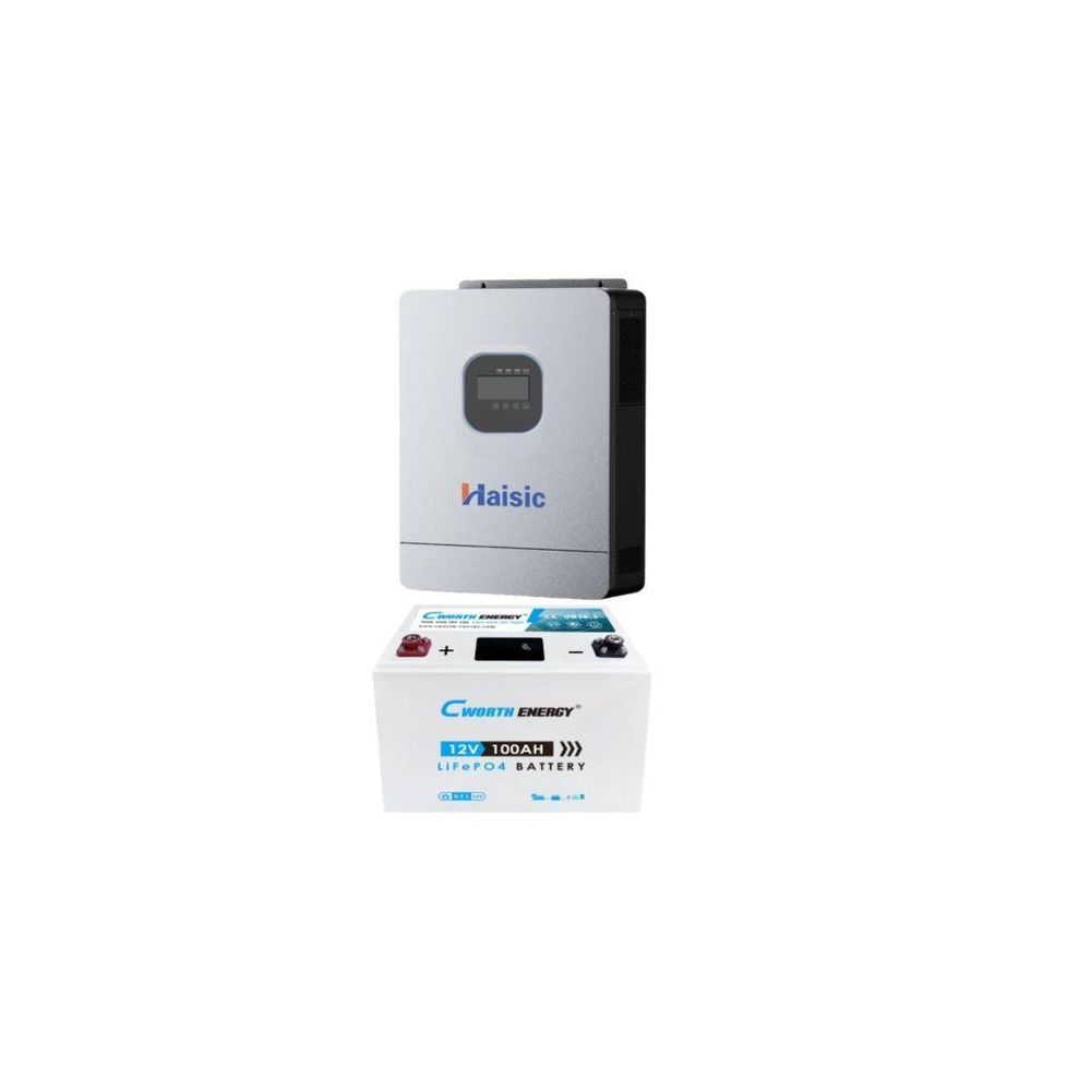 CWORTH ENERGY 1.5kva Hybrid inverter and 1.3kwh Lithium battery