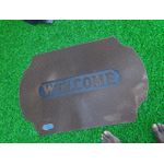 Generic Premium Heavy-Duty Anti-Slip Door Mat - "WELCOME" - Maroon (Oval/Contour) - image 4
