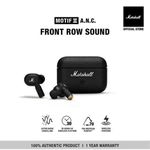 Marshall Motif - Iconic Sound, True Wireless Freedom with Active Noise Cancellation. ( Black )