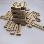 Generic 48pieces Couple Block Tower Game Wood - image 2