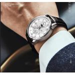POEDAGAR Men Eeryday Leather Watch - image 3
