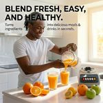 Pride Wolf 2-in-1 Blender & Grinder - 45000RPM High Speed Juicer & Smoothie Maker - image 3
