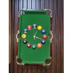 Pool Table Design Wall Clock 