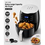 Smart Electric Air Fryer with Touch Display – Large Capacity Cooker