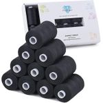 All Purpose Sewing Thread, 10 Spool   Bobbin Polyester Thread for Sewing, Handy Polyester Sewing Threads for Sewing Machine (Black Series)