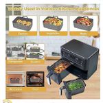 Generic Rectangular Silicone Air Fryer Liner -Non-Stick Large Baking Pot - image 3