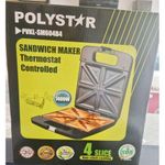 product_image_name-Polystar-Large Electric 4 Slice Bread Toaster / Sandwich Maker-2