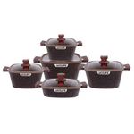 5 PCS Cookware set - Granite coating