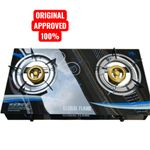 GLOBAL FLAME Luxury Tempered Glass Gas Stove