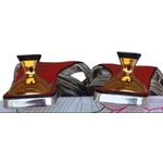 product_image_name-Fashion-Silver Bow-Decor Round Toes Kitten Heels Mule - Women's Party Shoes-4