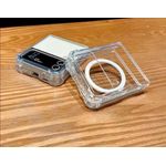 product_image_name-Samsung-Galaxy Z Flip 3 & Flip 4 Silicone Protective Case – Matte Black Elegance with Full Camera Coverage, Shockproof Corners & Scratch-Resistant Shield. ( Transparent )-2