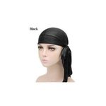 Titan Durags Plain Black Doo Rag-Du Rag