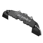 Brembo 4pcs 3D Brembo Style Car Disc Brake Caliper Cover [black] - image 2