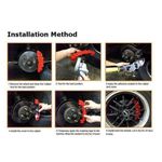 Brembo 4pcs 3D Brembo Style Car Disc Brake Caliper Cover [black] - image 5