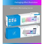 Generic Glowing Mechanical Keyboard & Mouse USB Set-white - image 7