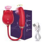 Generic Bloomgasm Romping Rose Suction & Thrusting Vibrator