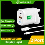 Mich Pro 18W Fast Charging ,Power Up Your Devices Quickly