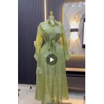 Classy outing  long dress  for ladies 