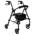 product_image_name-Wheel-Foldable Rollator walking aid -walker with storage bag -1