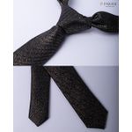 PABANI Pabani Premium Black Textured Mens Silk Tie For Formal Events - image 2