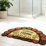 Generic Bohemian Cactus Home Semicircle Non-Slip Absorbent Bath Mat
