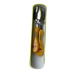Generic Cutlery Set With Case For Kids (spoon, Fork) - Pooh - image 2