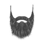 Handmade HD Lace Beard and Mustache Set. Realistic and Customizable