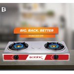 Sonik Table Top Gas Cooker 2 Burners