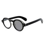 ONIBENZ Versa-Vision Adaptive Photochromic & Anti-Blue Light Unisex Computer Glasses - Round Black - image 3