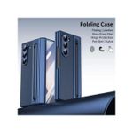 Pouch Samsung Galaxy Z Fold 6 Leather Case Hinge Protection Screen Cover+pen With front screen protector - image 2