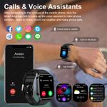 Generic SOS ECG Smartwatch Blood Glucose Pressure Body Temperature Healthy - image 2