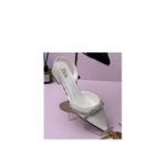 Slingback with braided knotted crystal 