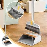 product_image_name-Generic-2in1 Dust Pan and Broom Combo for Floor Cleaning -5