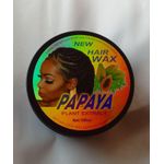 Papaya Hair Wax Edge Control Hair Gel, Black colour, 100ml