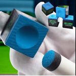 product_image_name-Generic-8pcs Snooker Chalk - Your Secret Arm for Flawless Cue Control. 8pcs ( Blue ) -1